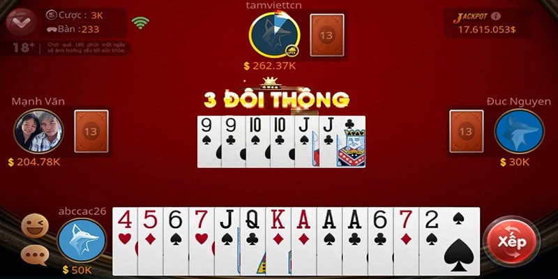 Tiến Lên Miền Nam Bom86 (TLMN) là một trong những game bài nổi tiếng